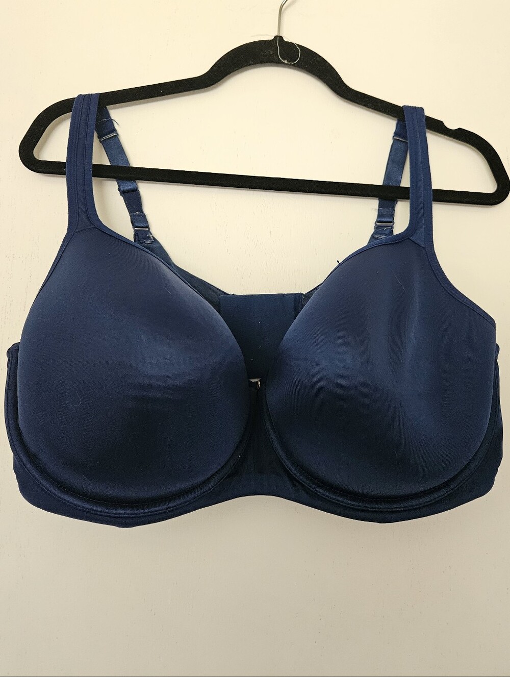 Essential Bodywear Blue Smooth Underwire Full Coverage T-Shirt Bra 40G